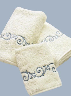 Voli Embroidered Bath Towel Sets