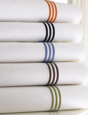 3 Line Hotel Embroidered Custom Bedding-Sheets-Duvet Covers