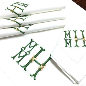 wescott signature monogrammed napkins