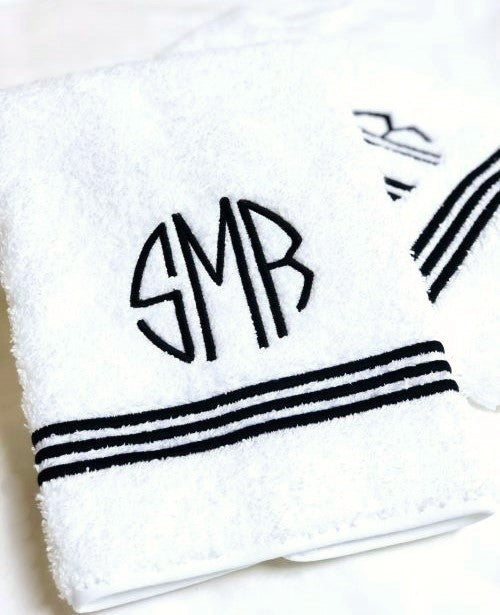 3 Line Bel Tempo Bath Towels