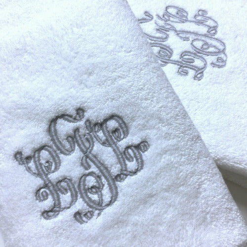 Monogrammed and Embroidered Towels Guide