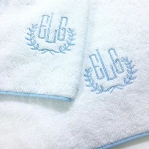 Cairo Lorraine Monogrammed Guest Towels