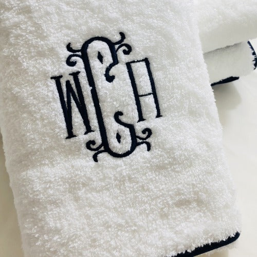 Monogrammed Cairo Towels