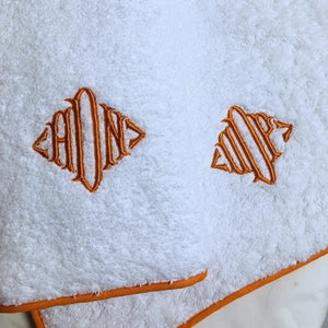 Matouk Cairo Towel-Custom Color Piped Edge