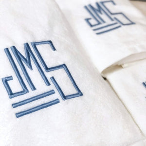 Cairo Grant Monogrammed Bath Towels-Hand Towels