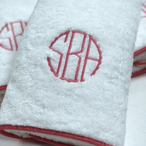 Matouk Cairo Towel-Custom Color Piped Edge