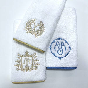 Matouk Cairo Towel-Custom Color Piped Edge
