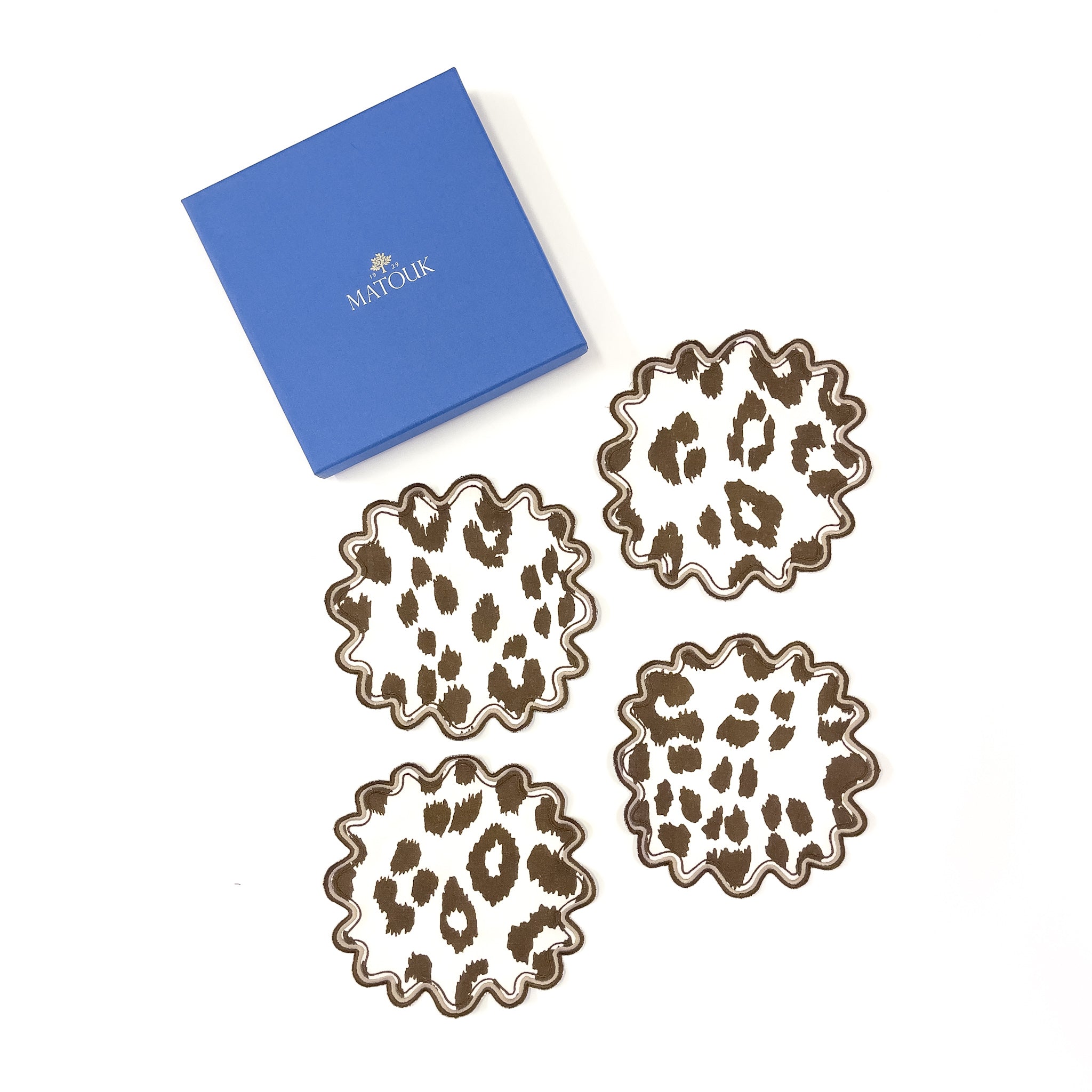 Matouk Iconic Cocktail Napkins-Cinder