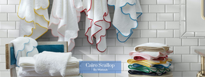 Matouk Cairo Scallop Bath Towels