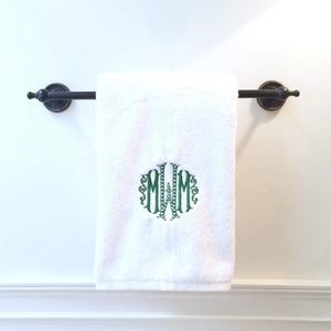 Monaco Danielle Monogrammed Bath Towels-Hand Towels