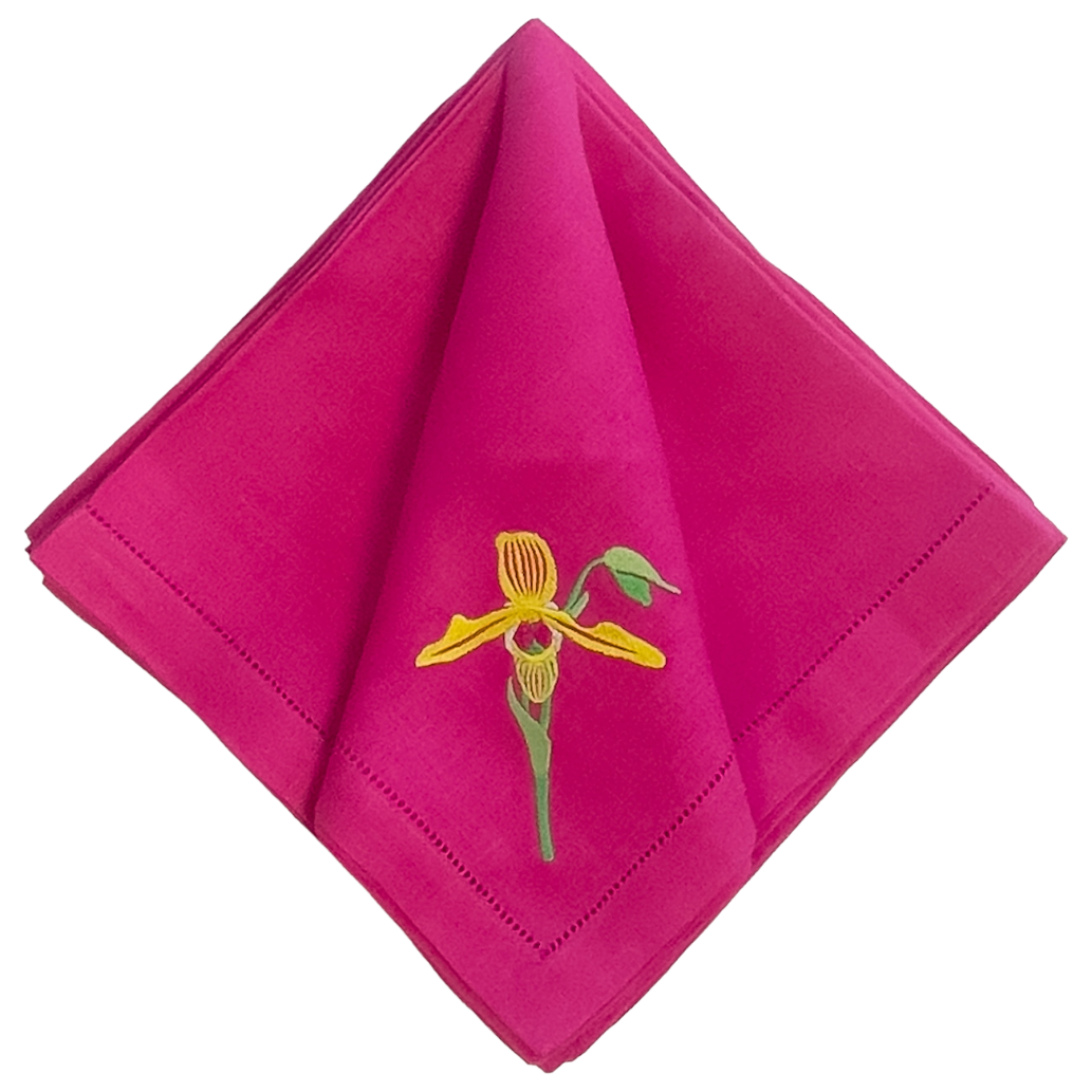 Sale-Orchid Napkins Set of 10