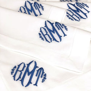 Signature Orleans Monogrammed Linen Napkins