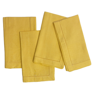 Sale-Banana Linen Napkins-Set of 4