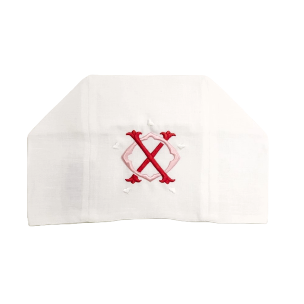XOXO linen tissue box cover