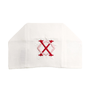 XOXO linen tissue box cover