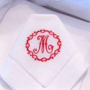 Pascal Signature Monogrammed Table Linens