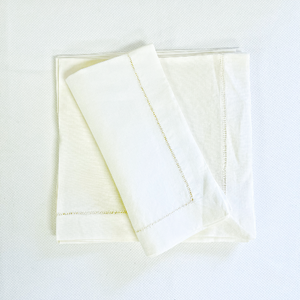 Ivory Hemstitch Napkins