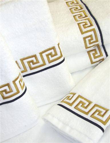 Tracery Embroidered Bath Towel