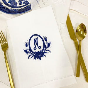 Autumn Monogrammed Napkins-Placemats-Cocktail Napkins