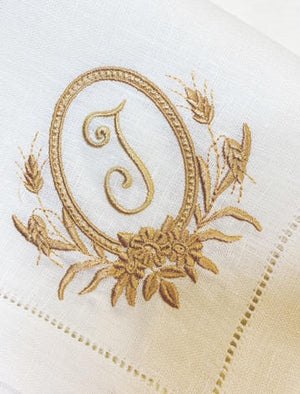 Autumn Monogrammed Napkins-Placemats-Cocktail Napkins