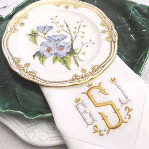 Dalton Signature Monogrammed Table Linens