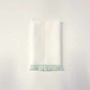 Fringe Guest Towel Each-Mint