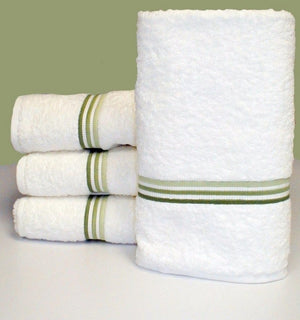 3 Line Embroidered Bath Towel Sets