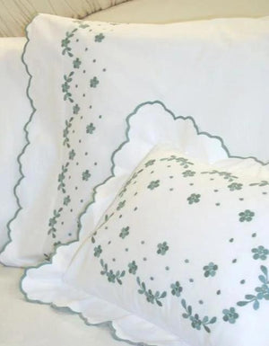 Meadow Custom Embroidered Bed Linens-Sheets-Duvet Covers-Shams