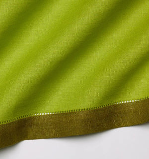 Sferra Roma Apple-Avocado Napkins and Placemats