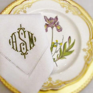 Sasha Signature Monogrammed Napkins